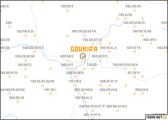 map of Goumira