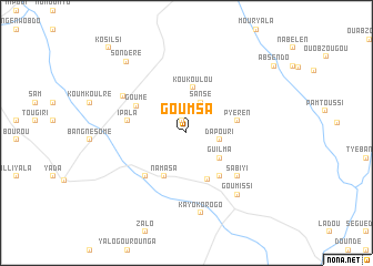 map of Goumsa