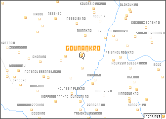 map of Gounankro
