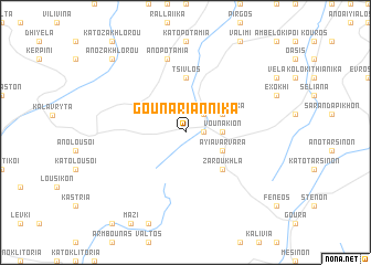 map of Gounariánnika