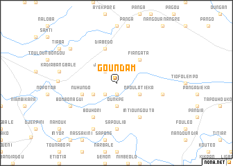 map of Goundam