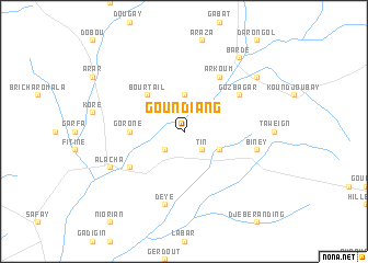 map of Goundiang