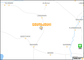 map of Goundjouki