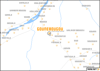map of Gounébougou