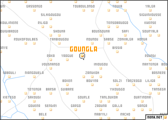 map of Goungla