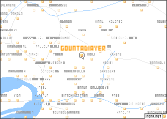 map of Gounta Diayer
