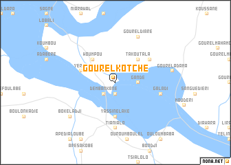 map of Gourel Kotché