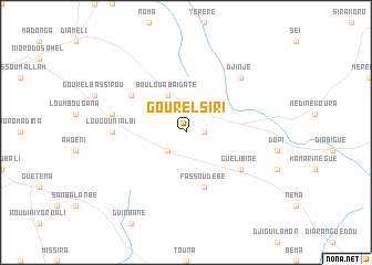 map of Gourel Siri
