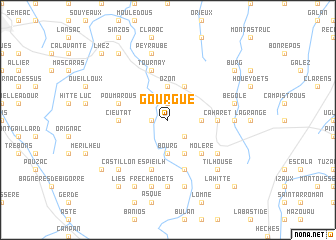 map of Gourgue