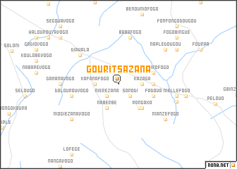 map of Gouritsazana