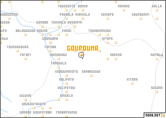 map of Gourouma