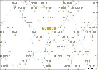 map of Gourou