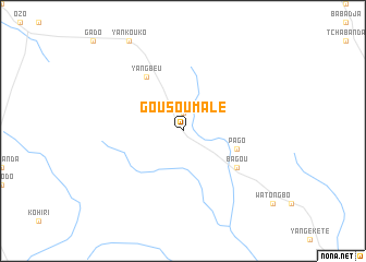 map of Gousoumalé