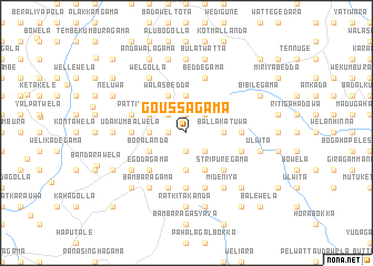 map of Goussagama