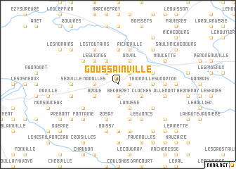map of Goussainville