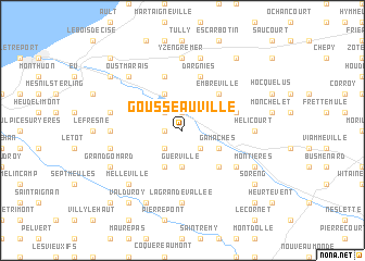 map of Gousseauville