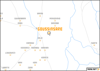 map of Goussin Saré