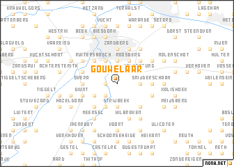 map of Gouwelaar