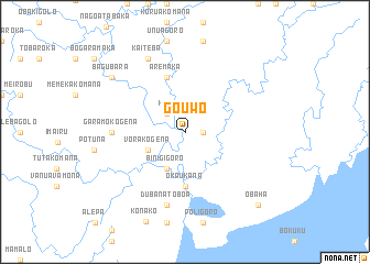 map of Gouwo