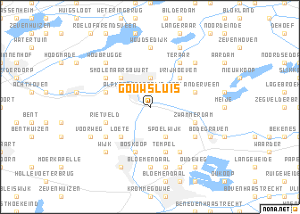 map of Gouwsluis