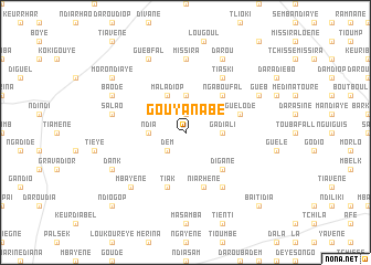 map of Gouyanabé