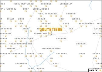 map of Gouye Tiébé