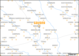 map of Govora