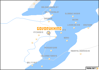 map of Govorukhino