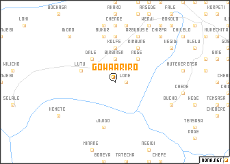 map of Gowa Ārīro