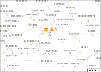 map of Gowdīn