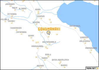 map of Gowd Mahakī