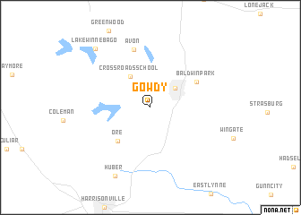 map of Gowdy