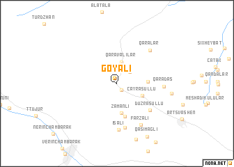 map of Göyǝli