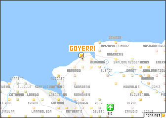 map of Goyerri