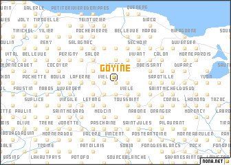 map of Goyine