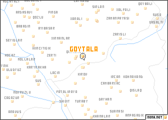 map of Göytala