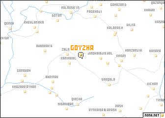 map of Gōyzha