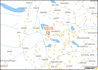 map of Goza