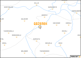 map of Gözenek