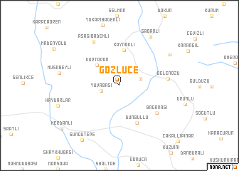 map of Gözlüce
