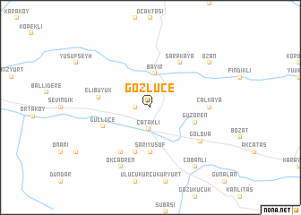 map of Gözlüce