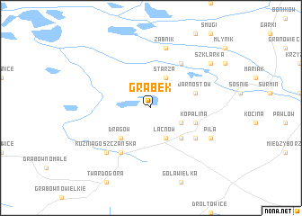 map of Grabek