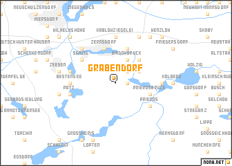 map of Gräbendorf