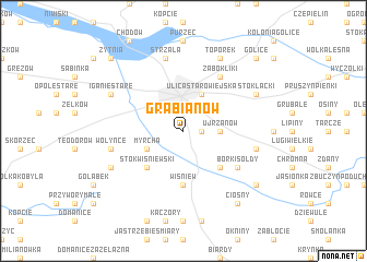 map of Grabianów