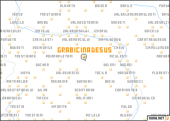 map of Grabicina de Sus