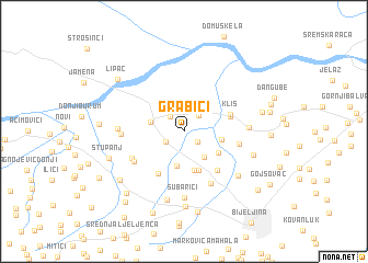 map of Grabići