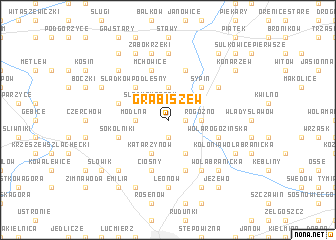 map of Grabiszew