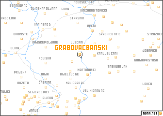 map of Grabovac Banski