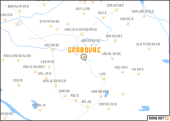 map of Grabovac