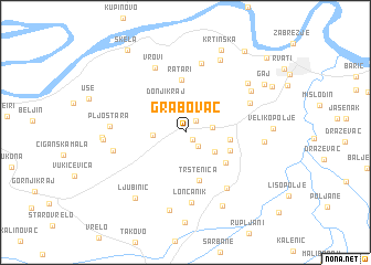 map of Grabovac